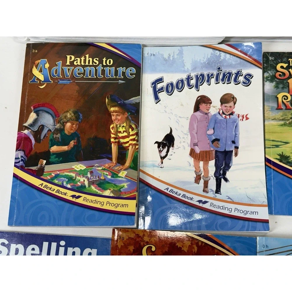 Abeka 3rd‎ Grade Homeschool Language Arts Curriculum Lot With All Readers